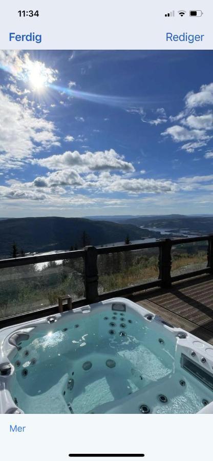 Norefjell - Storhytte Med Jacuzzi Og Fantastisk Beliggenhet Noresund Екстер'єр фото